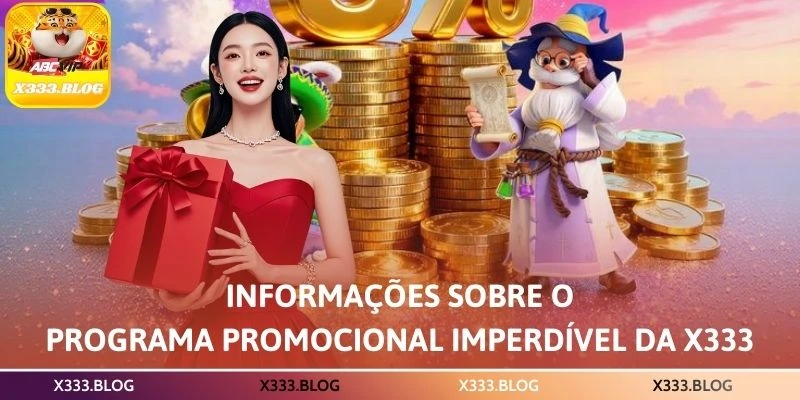 Informações sobre o programa promocional imperdível da X333